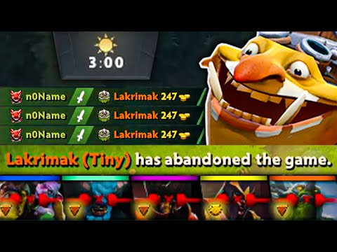 Oh No!! Did I make a Gamer Quit Dota? WTF 3mins Rage Quit vs Techies Official 🔥