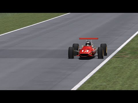 Grand Prix Legends - Hot Lap @ Brands Hatch w/ Ferrari 312 (F1 1968)