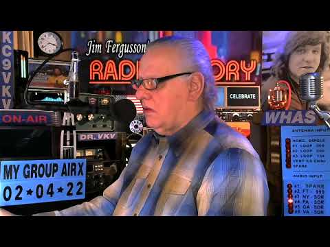 KC9VKV HAM RADIO QSO-VLOG - MY GROUP AIRCHECK!!! - 2/4/22 - JIM'S RADIO STORY