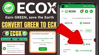 How to Convert GREEN to ECX | ECOX Wallet Step-by-Step Tutorial 