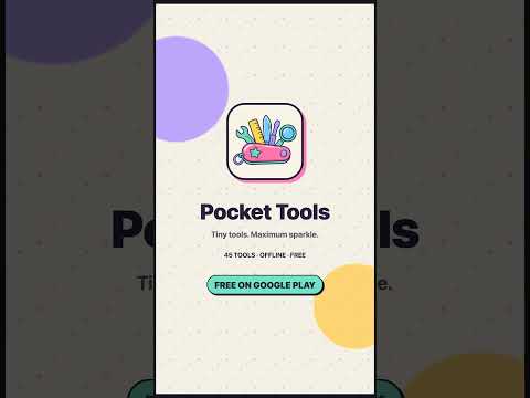 Pocket Tools: 45 Offline Tools video thumbnail