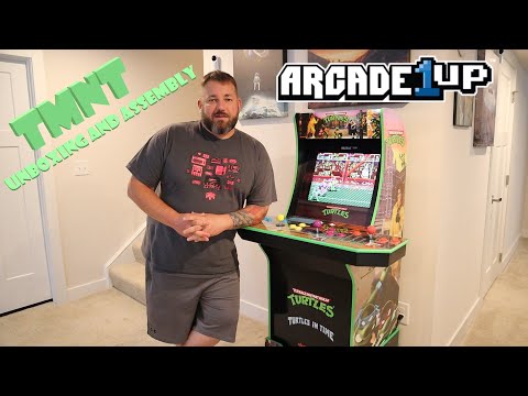 Arcade1Up Teenage Mutant Ninja Turtles UNBOXING, ASSEMBLY, and initial thoughts.