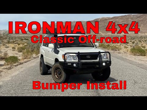 Ironman4x4 Front Bumper Install #100serieslandcruiser #lx470
