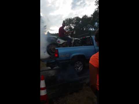 94 chevy 2500 burnout with a ktm