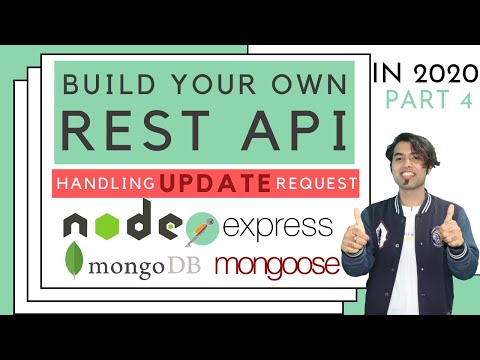4 Build RESTFul API  Handling PUT PATCH Request in REST API using NodeJS MongoDB in Hindi 2020