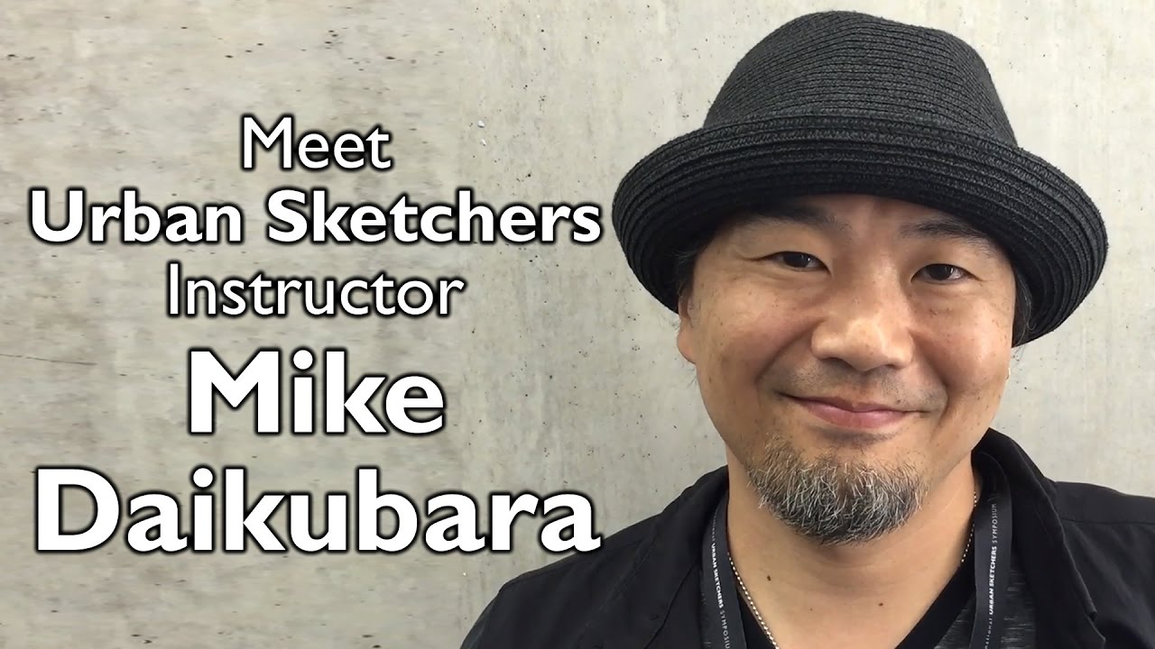 Meet Urban Sketchers Instructor Mike Daikubara