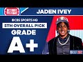Jaden Ivey Selected No. 5 Overall by the Detroit Pistons | 2022 NBA Draft | CBS Sports HQ