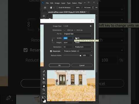 Upscale Images Without Losing Quality in Photoshop #shorts