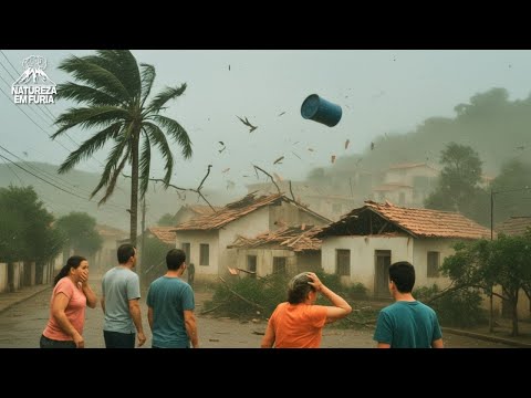 CAOS EM MINAS! Vendaval FURIOSO destrói telhados e assusta moradores em Santana do Manhuaçu!