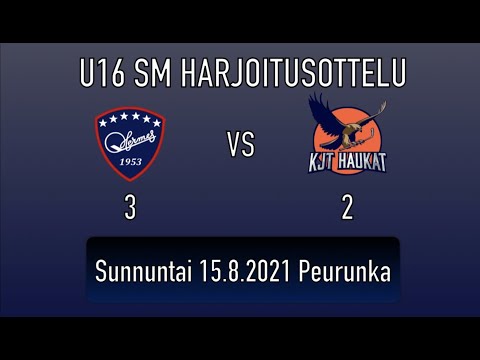 (HD) Hermes vs. KJT Haukat  (U16 SM harjoitusottelu, 15.8.2021 Peurunka, 3-2)