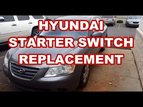 Hyundai Sonata / Azera Ignition Switch REPLACEMENT  2006-2010  starter problem key switch faulty