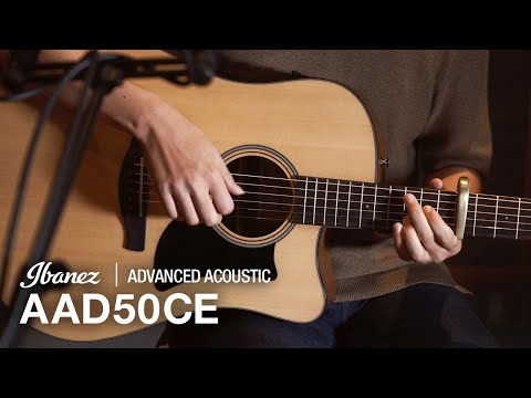 AAD50CE Advanced Acoustic/Electric Cutaway Guitar - Natural Low Gloss