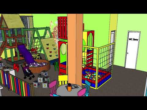 Rekonstrukce kavárny s herničkou Kouzelný Ostrov