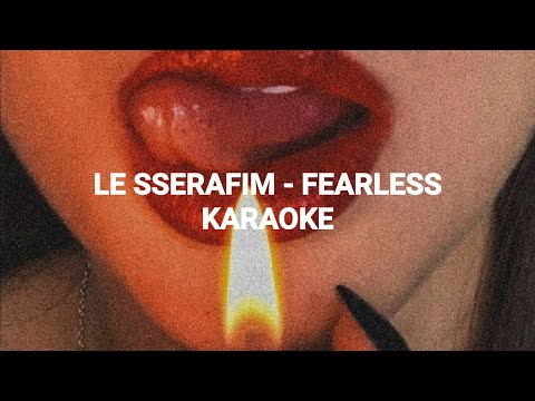 LE SSERAFIM (르세라핌) - 'FEARLESS' KARAOKE with Easy Lyrics