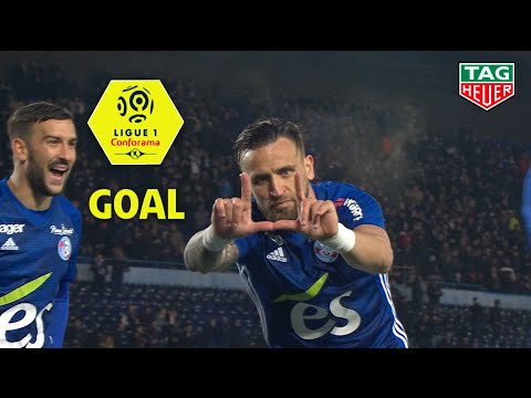 Goal Anthony GONCALVES (46') / RC Strasbourg Alsace - Stade de Reims (4-0) (RCSA-REIMS) / 2018-19