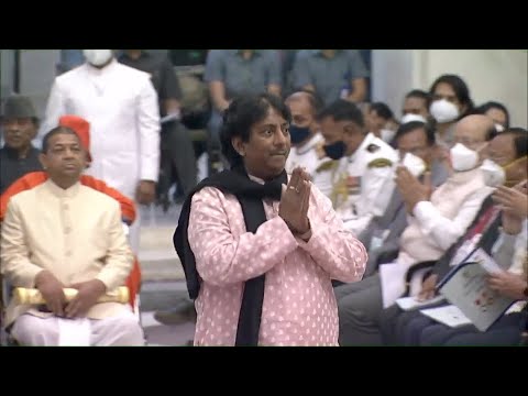 President Kovind presents Padma Bhushan to Shri Rashid Khan for Art