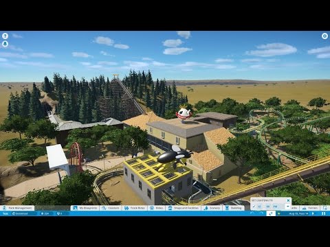 Planet Coaster Park Showcase - 3 Epic THEMED Roller Coasters!