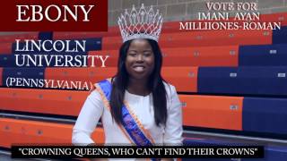 Miss Lincoln University 2015-2016 Imani Milliones-Roman | Ebony Magazine | Dir @DionneMilli