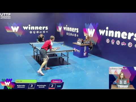 Buberenko Aleksandr - Kozachenko Anatolii WINners CUP Table Tennis 8 11.12.2020 18:45
