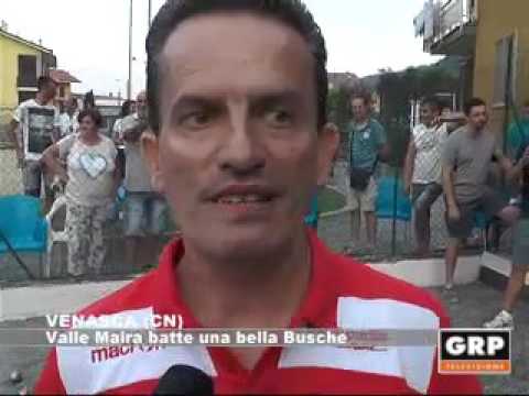 Venasca: Valle Maira batte una bella Busche - GRP Televisione