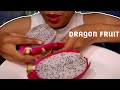 Dragon Fruit ASMR No Talking ASMR MUKBANG RELAXING SOFT EATING SOUNDS
