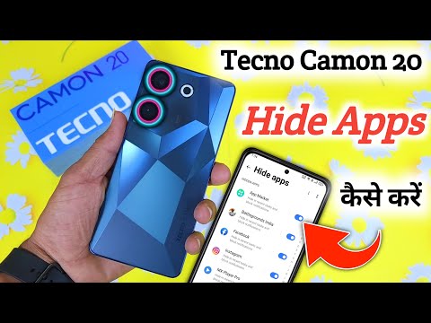 How to hide apps in Tecno camon 20 /Tecno camon 20 app hide/app hide setting