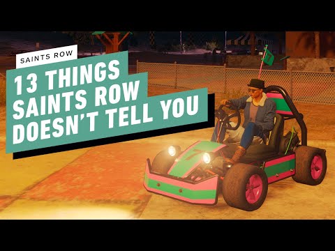 Saints Row - 13 Things Saints Row Doesn't Tell You