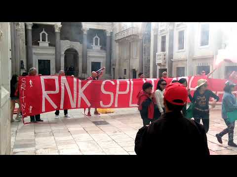 106 godina RNK SPLIT- Crveni Đavoli na Peristilu