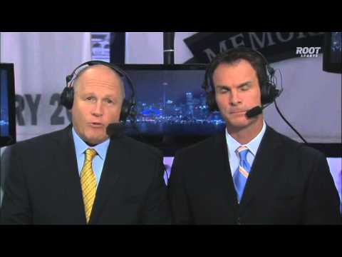 Rob Scuderi broken ankle injury in 2nd. Pittsburgh Penguins vs Toronto Maple Leafs 10/26/13 NHL