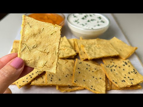Stop Buying Crackers! The 1-Cup Chickpea Flour Recipe You Need (Gluten-Free & High Protein)❗
