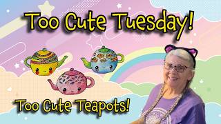 #2cuteTuesday Let's Make TOO CUTE Teapots! #easy #beginner