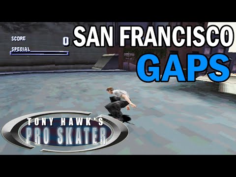 Tony Hawk's Pro Skater (PS1) - Streets San Francisco All Gaps