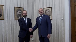 The Foreign Minister of Armenia met with the President of Bulgaria
