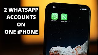 How to use Two whats App Accounts on one iPhone’s in Telugu By PJ