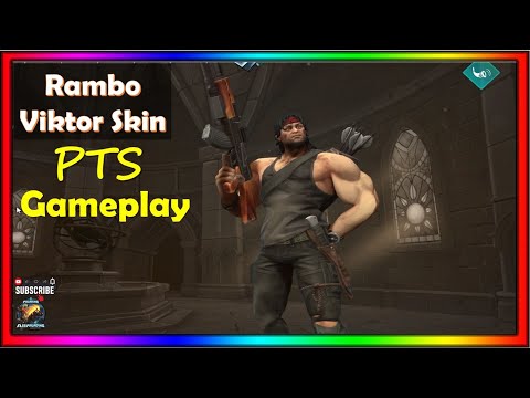 Paladins 5.1 Schism PTS - Viktor New Skin Rambo Viktor, Voice Gameplay