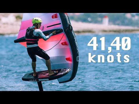 The story of the Fastest Wing Foiler ⚡️ 41,40 knots ⚡️