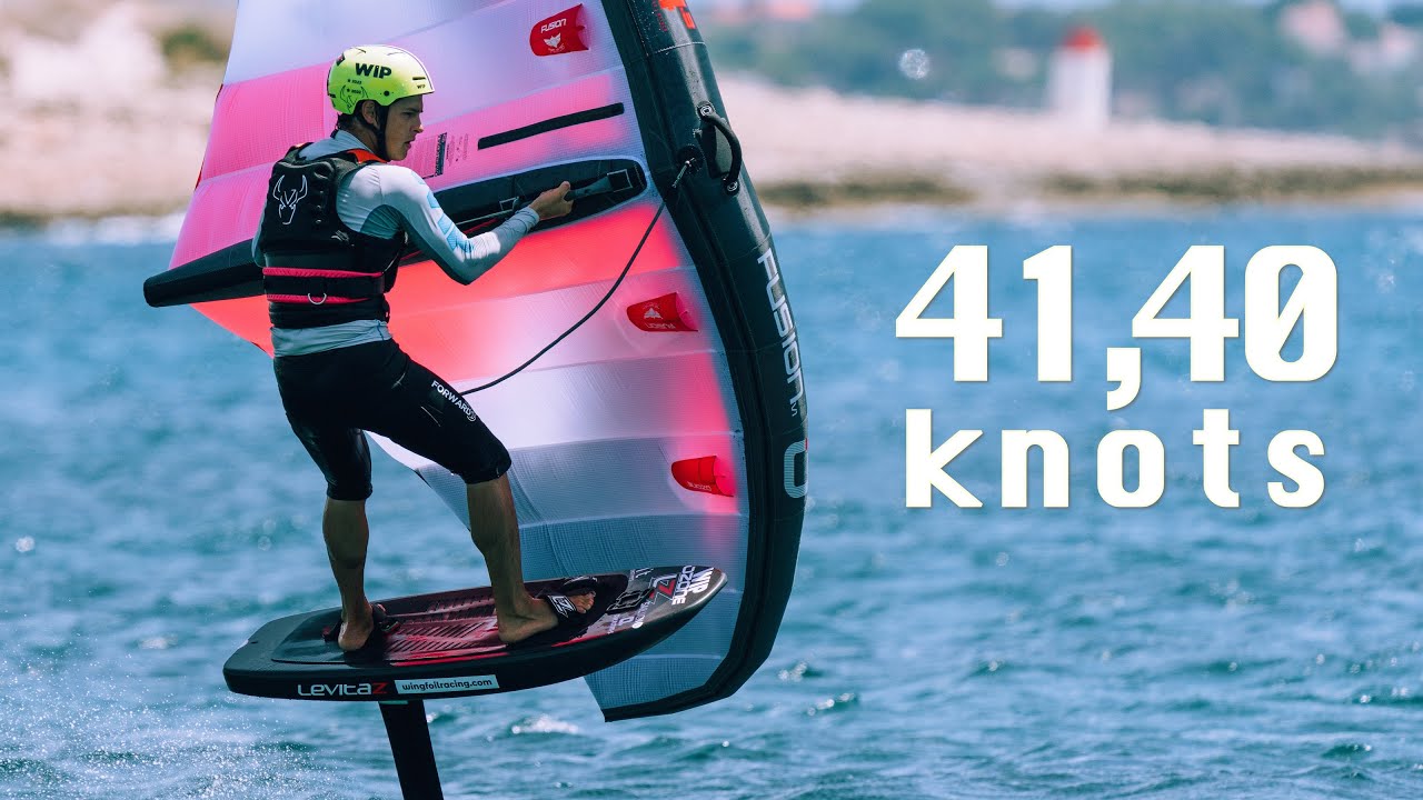 The story of the Fastest Wing Foiler ⚡️ 41,40 knots ⚡️