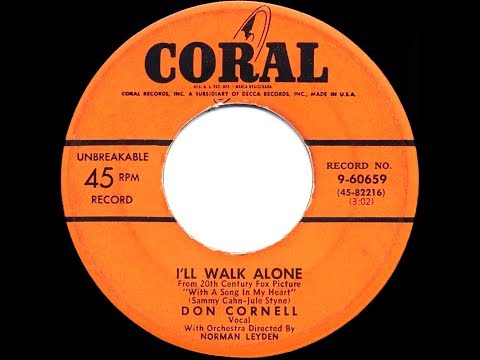 1952 HITS ARCHIVE: I’ll Walk Alone - Don Cornell