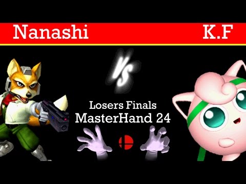 MasterHand 24 LF - Nanashi(Fox) vs. K.F(Jigglypuff)