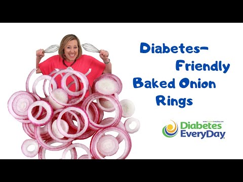 Diabetes Friendly Baked Onion Rings