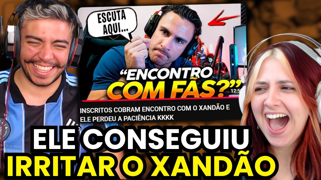 INSCRITOS COBRAM ENCONTRO COM O XANDÃO E ELE PERDEU A PACIÊNCIA KKKK | react