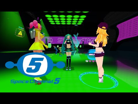 Hatsune Miku × SpaceChannel5 VR Kinda Funky News Flash! [FullbodyTracking]