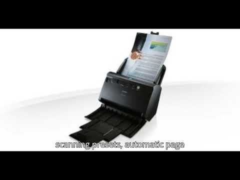 Canon DR-C240 Office Document Scanner, Black video review thumbnail