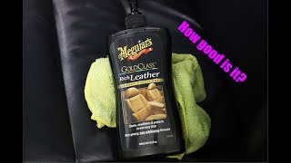 Meguiar's Leather Cleaner REVIEW