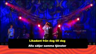 Per Gessle (Gyllene Tider) - Gå &amp; fiska! (Live) with subtitles