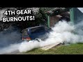 FIRST DRIVE IN THE TURBO VAN (4th gear burnouts!)