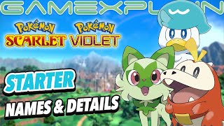 Pokémon Gen 9 Starter Details & More! (Pokémon Scarlet & Violet Website)