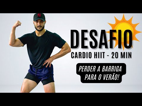20 min CARDIO para EMAGRECER em casa - queimar gordura e perder a barriga