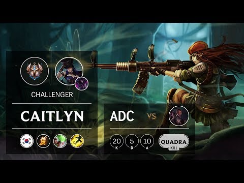 Caitlyn ADC vs Lucian - KR Challenger Patch 9.9