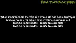 Papa Roach - Time Is Running Out {Lyrics on screen} HD